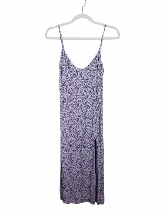 Reformation Dresses & Skirts - Reformation Crimini Midi Dress Purple Ditsy Floral Print and Side Slit Size 6